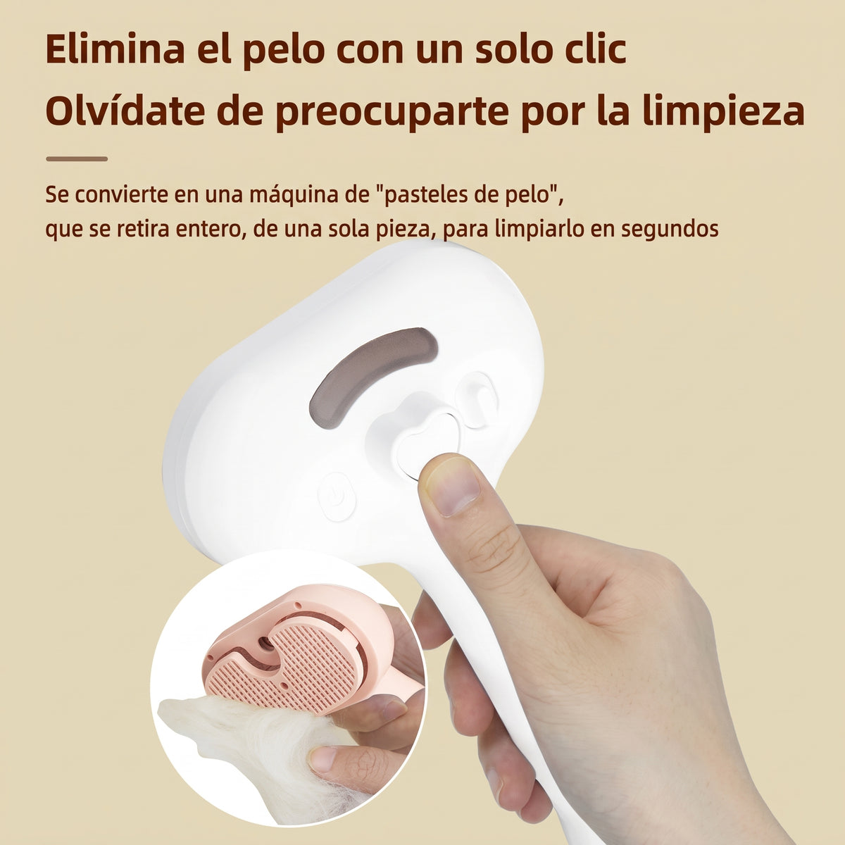 Peine Spray Antipelo para Mascotas